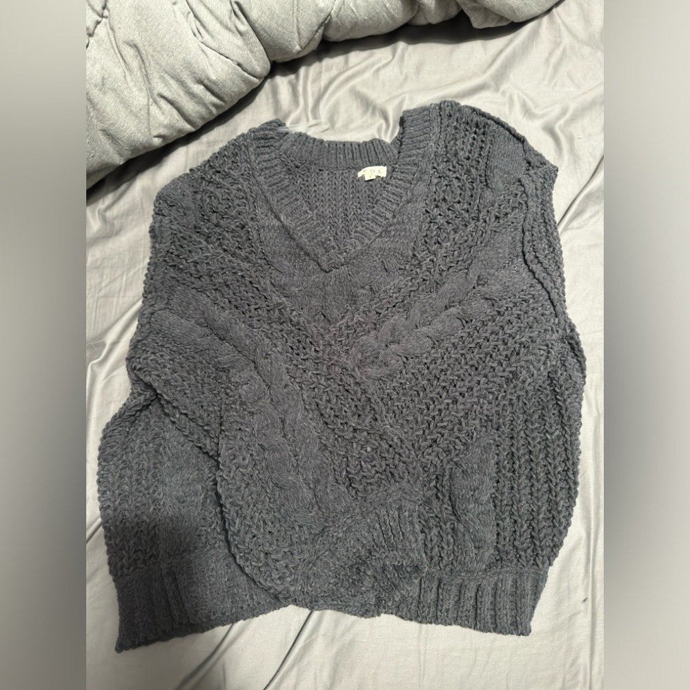 POL SNUGGLE SOFT NET SWEATER